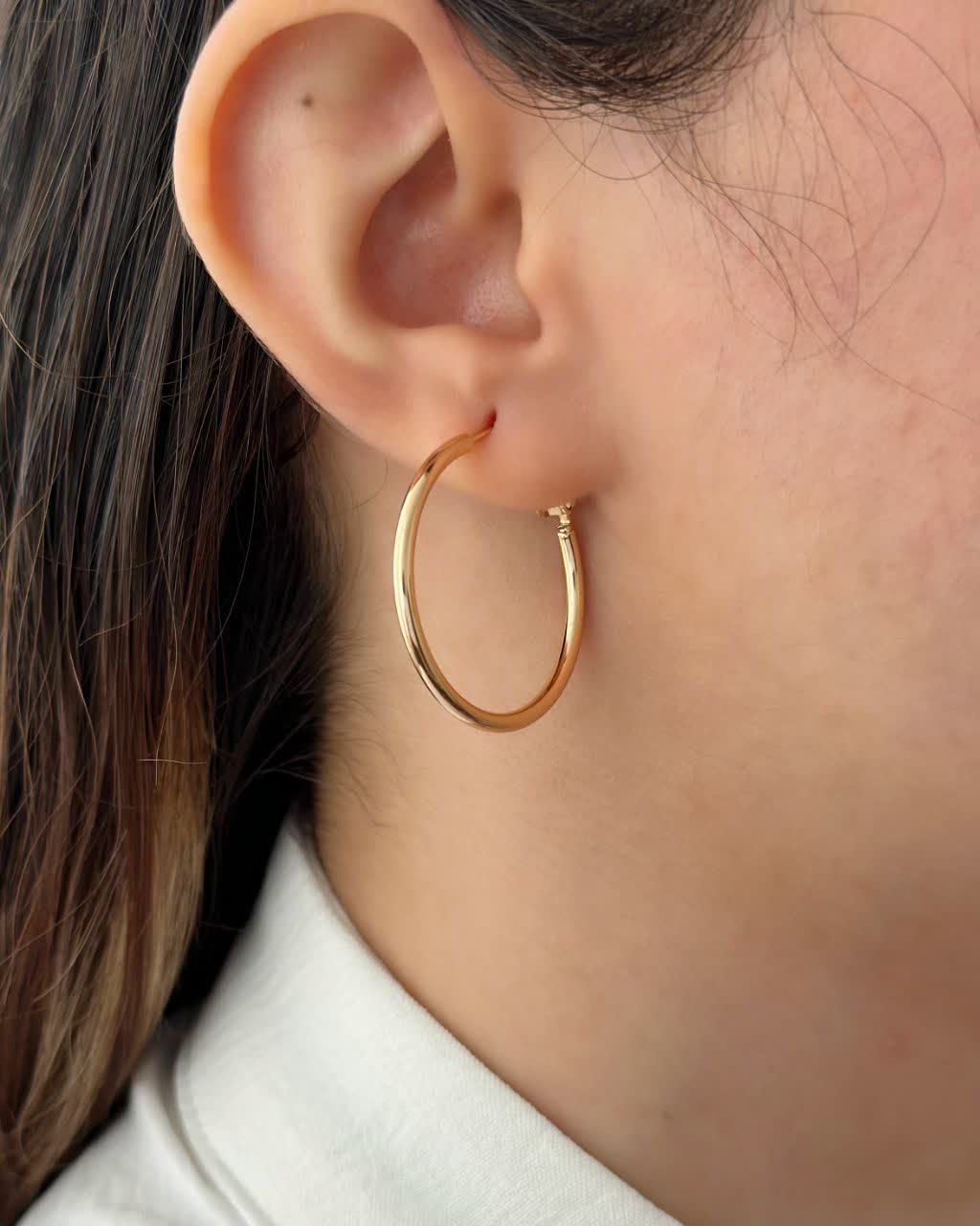 گوشواره ژوپینگ با قطر 3 سانت کد 1694